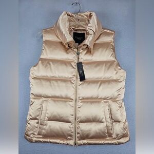 Talbots Puffer Vest Metalic Gold
Duck Down Filled Women's Sz M